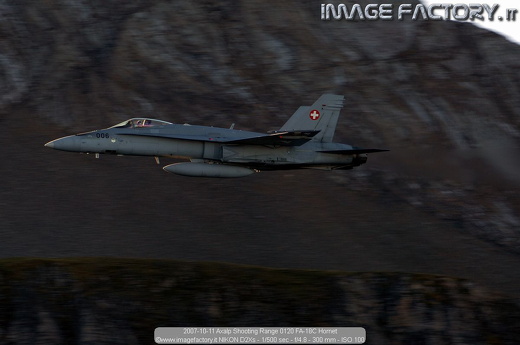 2007-10-11 Axalp Shooting Range 0120 FA-18C Hornet